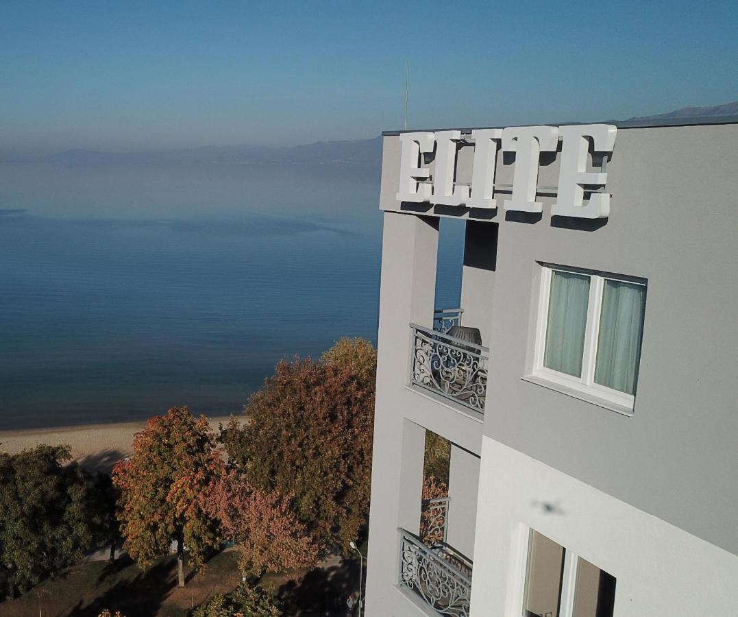 Hotel Elite Pogradec Esterno foto